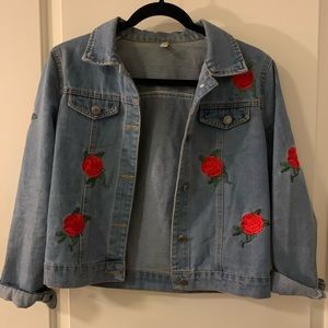 Cropped Denim Jacket